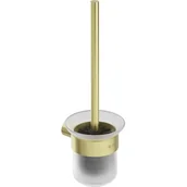 Akcesoria łazienkowe - DEANTE ADR R711 ROUND Szczotka WC wisząca złoto szczotkowane - miniaturka - grafika 1