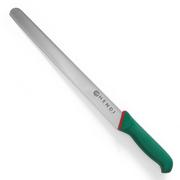 Noże kuchenne - Hendi Nóż do szynki i łososia Green Line | 415mm 843918 - miniaturka - grafika 1