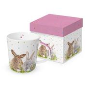 Kubki termiczne - Kolorowa Wielkanoc Kubek Porcelanowy w Ozdobnym Pudełku 350 ml - miniaturka - grafika 1
