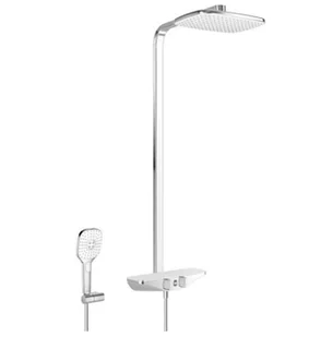 Hansa Emotion - Zestaw prysznicowy Wellfit z termostatem, 36x22 cm, biały/chrom 5865017282 - Zestawy prysznicowe Hansa Emotion - Zestaw prysznicowy Wellfit z termostatem, 36x22 cm, biały/chrom 5865017282 - Zestawy prysznicowe - miniaturka - grafika 1