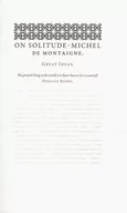 Filozofia i socjologia - Penguin Books On Solitude - Montaigne Michel - miniaturka - grafika 1