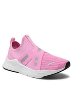 Sneakersy damskie - Puma Buty Wired Run Slip On Jr 383732 01 Różowy - miniaturka - grafika 1
