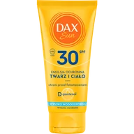 Balsamy i kremy do opalania - Dax Sun Emulsja ochronna do twarzy i ciała SPF 30 TRAVEL - miniaturka - grafika 1