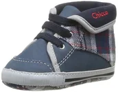Buty dla dziewczynek - Chicco 1050415 Polacchino Neston buty dziecięce, niebieskie (Blu Scozzese Crosta), 18 EU - miniaturka - grafika 1