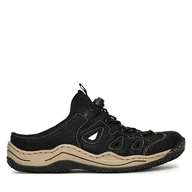 Klapki i japonki damskie - Klapki Rieker L0567-00 Czarny - miniaturka - grafika 1