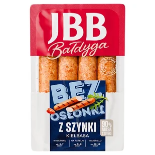 JBB Bałdyga Kiełbasa z szynki bez osłonki 420 g - Kiełbasa i wędliny - miniaturka - grafika 1