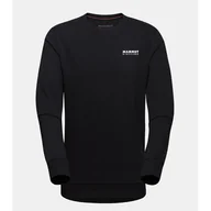 Bluzy sportowe męskie - Męska bluza Mammut Core ML Crew Neck Men 1862 Rozmiar: M / Kolor: czarny - miniaturka - grafika 1