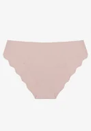 Majtki damskie - Jasnofioletowe Bezszwowe Majtki Figi z Falbanką Floroti - miniaturka - grafika 1