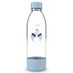 PushAir Butelka do Saturatora Dafi 0,7 Lazurowa Kwiaty - Akcesoria i części AGD - miniaturka - grafika 1