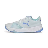Czółenka - PUMA Unisex Accelerate Turbo Nitro II W+ wewnętrzny czółenka buta, białe-Elektro fioletowe światło Aqua, 5,5 UK - miniaturka - grafika 1