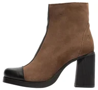 Botki damskie - Fly London STIR985FLY Damskie botki, czarne/taupe, 37 EU, Czarny taupe, 37 EU - miniaturka - grafika 1
