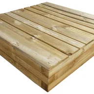 Place zabaw - Piaskownica kwadratowa Roma 150x150 cm - miniaturka - grafika 1