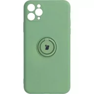 Etui i futerały do telefonów - Bizon Etui Case Silicone Ring iPhone 11 Pro Max jasnozielone BCSRIP11PMLGN - miniaturka - grafika 1