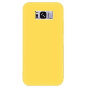 Etui na telefon Samsung Galaxy S8 Plus, miękkie, żelowe, pyłoszczelne, lekkie, odporne na uderzenia, bardzo miękkie silikonowe etui ochronne, całkowicie pokryte gumą, żółte - Etui i futerały do telefonów - miniaturka - grafika 1