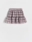 Sukienki i spódniczki dla dziewczynek - Reserved - Spódnica w kratę - ciemnoszary - miniaturka - grafika 1