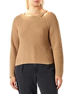 Kurtki damskie - PINKO Damska kurtka z dzianiny Marsala Cardato Mix C tunika do karmienia, C82_jasnobrązowa, L - miniaturka - grafika 1