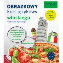 Obrazkowy kurs języka włoskiego z płytą CD. A1-A2 - Książki do nauki języka włoskiego - miniaturka - grafika 1