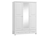 Szafy - Szafa sosnowa 3D nr5 S120 biała - miniaturka - grafika 1