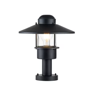 Lampa zewnętrzna cokołowa czarna E27 60W Klampenborg Elstead - Lampy ogrodowe - miniaturka - grafika 1