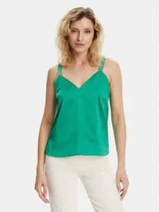 Morgan Top 242-OLAFI Zielony Slim Fit - Koszulki i topy damskie - miniaturka - grafika 1