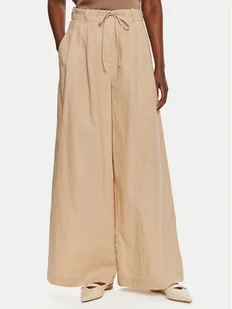 ViCOLO Spodnie materiałowe TB2700 Beżowy Relaxed Fit - Spodnie damskie - miniaturka - grafika 1