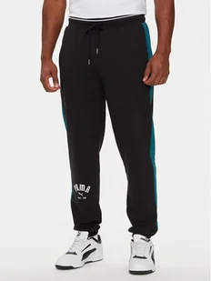 Puma Spodnie dresowe T7 PLAY.PARIS 626768 01 Czarny Regular Fit - Spodnie sportowe męskie - miniaturka - grafika 1