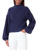 Swetry damskie - paino Damski sweter z dzianiny 25825310-PA01, granatowy, XS/S, grantowy, XS-S - miniaturka - grafika 1