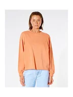 Bluzy damskie - Bluza RIP CURL Icons Of Surf Crew - koral S - miniaturka - grafika 1