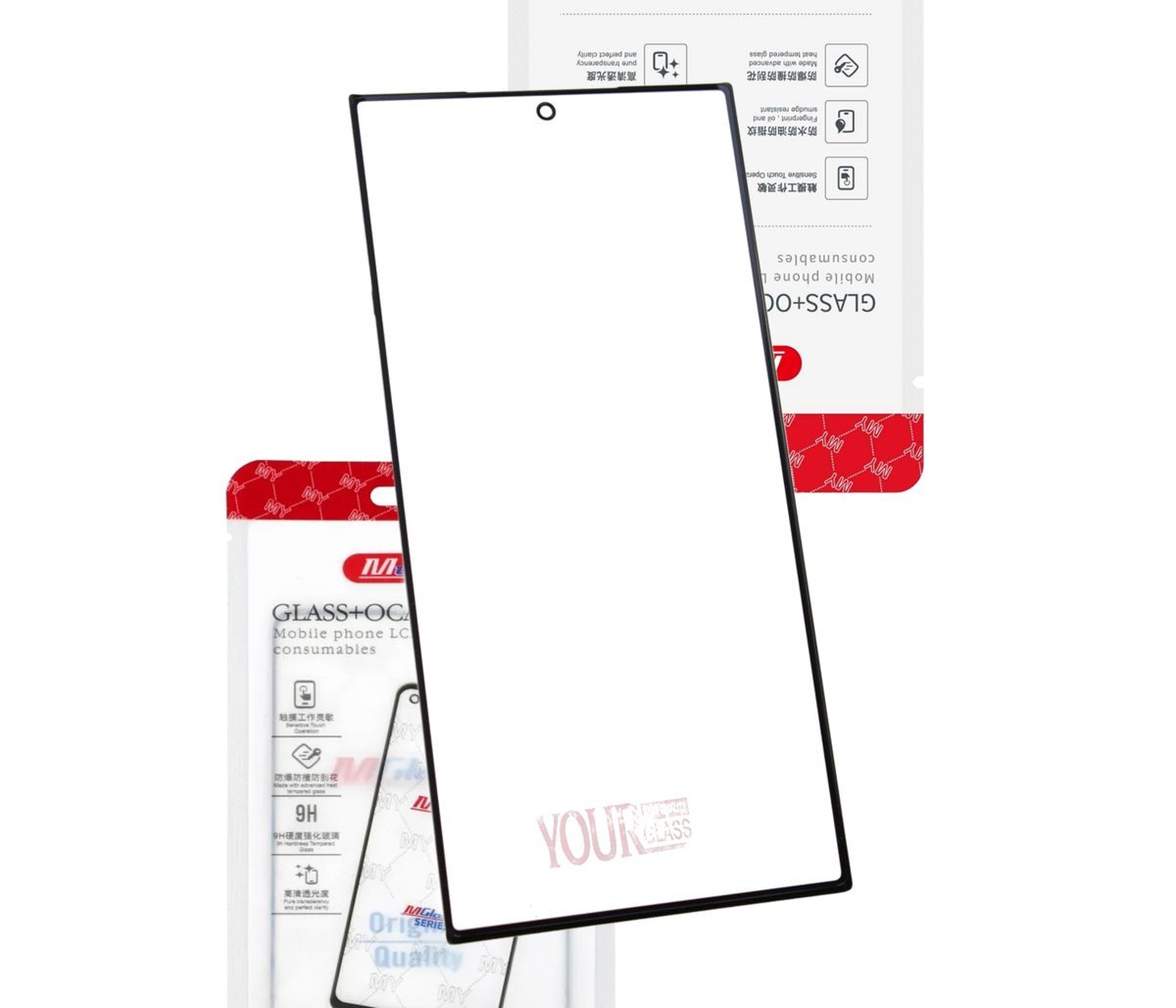Szybka Wyświetlacza MUSTTBY z OCA do Samsung Galaxy S22 Ultra SM-S908