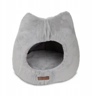 Legowiska dla kotów - Legowisko/budka dla kota, szare, 45*45*42cm - miniaturka - grafika 1