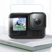 Akcesoria do kamer sportowych - Szkło Hartowane do GoPro 13 12 11 10 9 na Ekrany Obiektyw Zestaw 10 szt - miniaturka - grafika 1