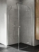 Kabiny prysznicowe - New Trendy Kabina prysznicowa Kalibra 1D drzwi uchylne prawe kolor chrom 100x90 cm K-5031 - miniaturka - grafika 1