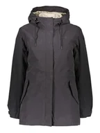 Kurtki i kamizelki sportowe damskie - Jack Wolfskin Parka 3w1 "Rock Island" w kolorze brązowo-beżowym - miniaturka - grafika 1