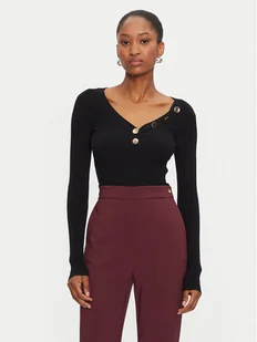 Morgan Sweter 201-MBANBI.N Czarny Slim Fit - Swetry damskie - miniaturka - grafika 1