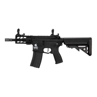Karabin szturmowy 6mm Lancer Tactical USA LT-34 AEG Proline GEN2 Enforcer Battle Hawk 4'' - Black - Amunicja i osprzęt ASG - miniaturka - grafika 1