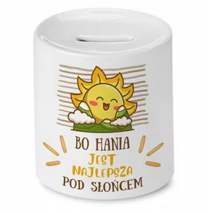 Skarbonka Dla Hani na Urodziny Idealny Prezent z Nadrukiem ze Zdjęciem - Skarbonki - miniaturka - grafika 1