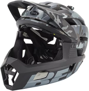 Bell Kask rowerowy Full Face Super Air R Mips Spherical Matte Gloss Black Camo BEL-7113676 - Kaski rowerowe - miniaturka - grafika 1