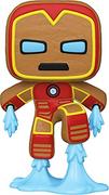 Figurki dla dzieci - Funko POP! Marvel: Marvel Holiday - Gingerbread Iron Man 0889698506588 - miniaturka - grafika 1