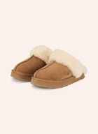 Kapcie damskie - Ugg Klapki Disquette braun - miniaturka - grafika 1