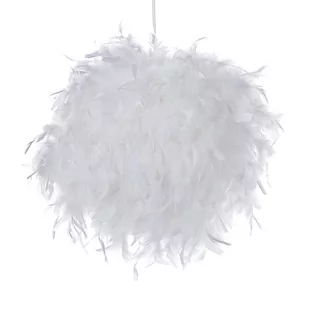 Beliani Lampa wisząca biała DRAVA - Lampy sufitowe - miniaturka - grafika 1