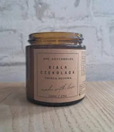 Świece - Świeca Sojowa Zapachowa Biała Czekolada 120ml 27h - miniaturka - grafika 1