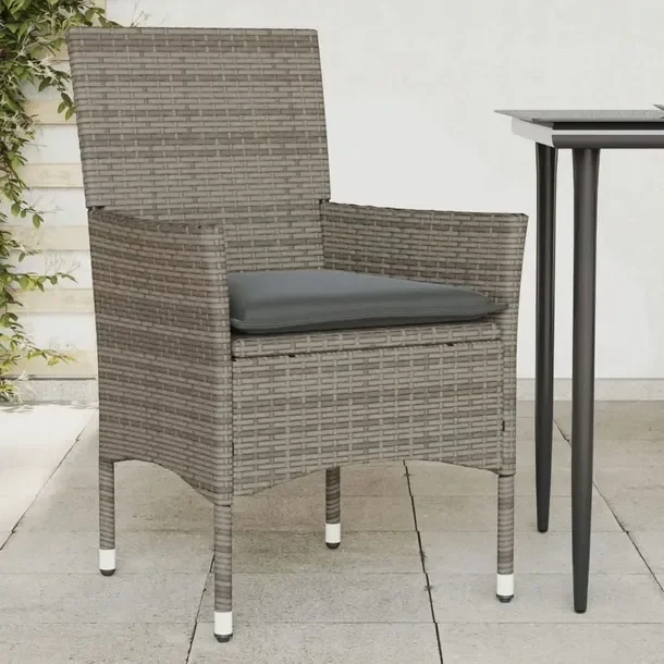 2x Krzesło Ogrodowe Siedzisko Fotel Rattan Na Taras Balkon Ogród