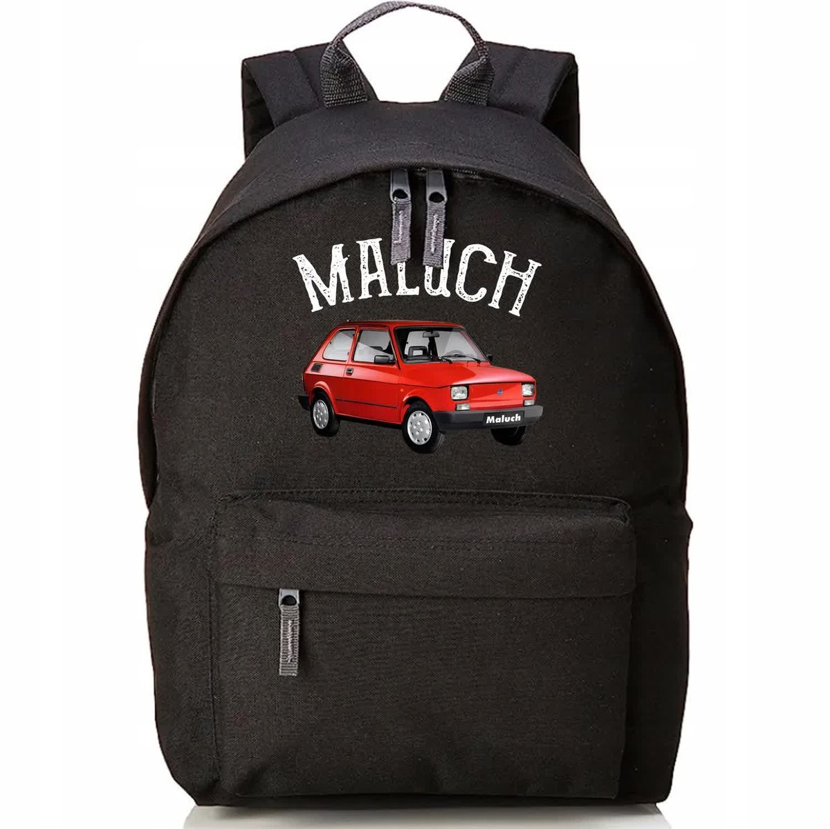 PLECAK DO SZKOŁY Czarny Wyprawka Szkolna Młodzieżowy Car MALUCH Wzory