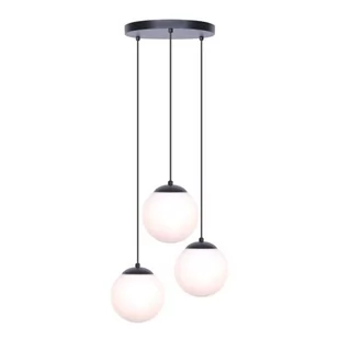 Kaja ALFRED OLSZEWSKI Lampa wisząca z trzema białymi matowymi kloszami K-4746 z serii CAMINA - Lampy sufitowe - miniaturka - grafika 1