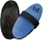 Szczotki dla konia - HAAS Szczotka DIVA z owczym futrem - miniaturka - grafika 1