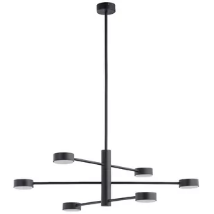 Nowodvorski Plafon wewnętrzny do salonu ORBIT VI GX53 8W LED wys. 53-85cm czarny 7946 - Lampy sufitowe - miniaturka - grafika 1