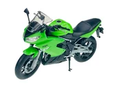 Samochody i pojazdy dla dzieci - WELLY KAWASAKI NINJA 650R 1:10 MOTOCYKL NOWY METALOWY MODEL - miniaturka - grafika 1
