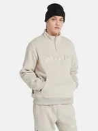 Bluzy męskie - Bluza męska nierozpinana streetwear długa Timberland TB0A6NQW S Beżowa (772259959148). Bluzy męskie streetwear - miniaturka - grafika 1