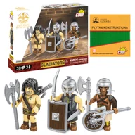 Klocki - KLOCKI COBI 20066 Figurki Gladiatorzy HC IMPERIUM ROMANUM 38El. + PŁYTKA - miniaturka - grafika 1