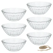 Miski i półmiski - Salaterka na przekąski desery szklana zestaw 6 sztuk 300 ml Altom Design Panteon - miniaturka - grafika 1